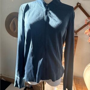 Horny Toad Women's Deep Blue Zip-Up Sweatshirt